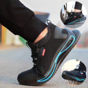 Steel Toe Shoes for Men – Lightweight Non-Slip Work Sneakers